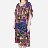 Smartbuy Ladies' Big Size Dress Kaftan V Neckline