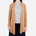 Smartbuy Ladies' Knitted Cardigan in Brown