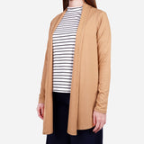 Smartbuy Ladies' Knitted Cardigan in Brown