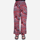 Smartbuy Ladies' Square Pants Swirl Prints in Red