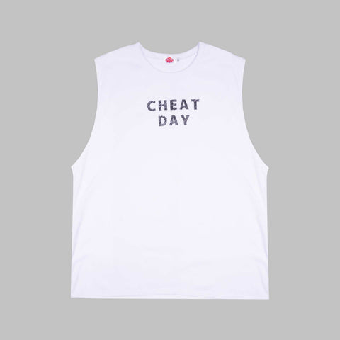 Maxwear Sports Club Tee Chest Day White