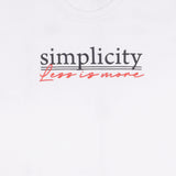 Maxwear Casual Tees Simplicity Off White