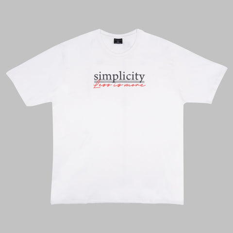 Maxwear Casual Tees Simplicity Off White