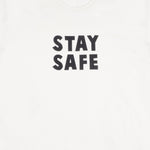 Maxwear Casual Tees Stay Safe Off White