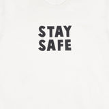 Maxwear Casual Tees Stay Safe Off White