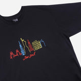 Maxwear Location New York Line Art Tee Black