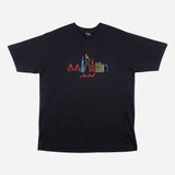 Maxwear Location New York Line Art Tee Black