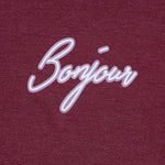 Maxwear Casual Tees Statement Bonjour