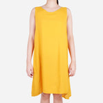 Smartbuy Ladies' Sleeveless Dress plain in Mustard