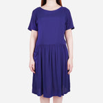 Smartbuy Ladies' Flare Dress Plain in Navy Blue