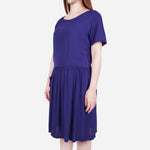 Smartbuy Ladies' Flare Dress Plain in Navy Blue