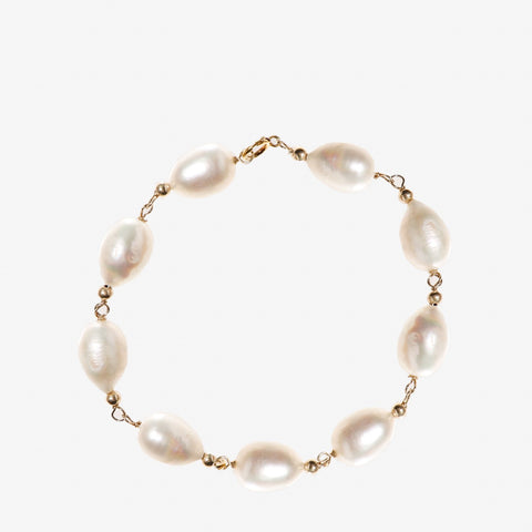 Glynyz Oblong Bracelet White