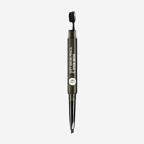 Cathy Doll Soft Brow Pencil And Spoon Brush 0.28G  Ash Brown