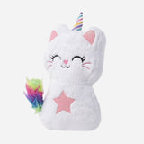 White Cat With Pink Star Plush Toy For Girls