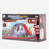 31 Pcs 3D Diy Assembling Parking Garage (Black) Toy For Kids