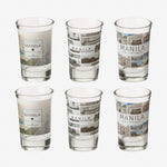 Kultura Set of 6 PH Landmarks Shot Glasses