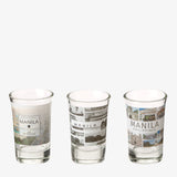 Kultura Set of 6 PH Landmarks Shot Glasses