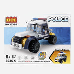 Cogo 3036 5 Police 117Pcs Building Blocks Toy For Kids