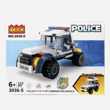 Cogo 3036 5 Police 117Pcs Building Blocks Toy For Kids