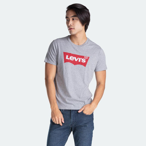 Levi's Graphic Set-In Neck Tee Batwing Heather Grey