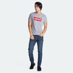 Levi's Graphic Set-In Neck Tee Batwing Heather Grey