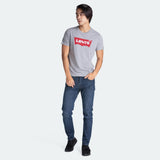 Levi's Graphic Set-In Neck Tee Batwing Heather Grey