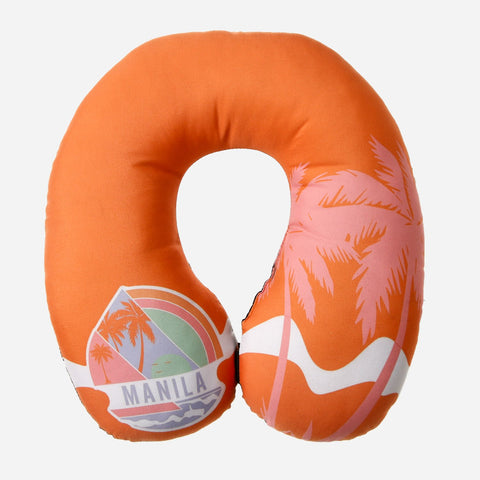 Kultura Tropical Summer Neck Pillow in Orange