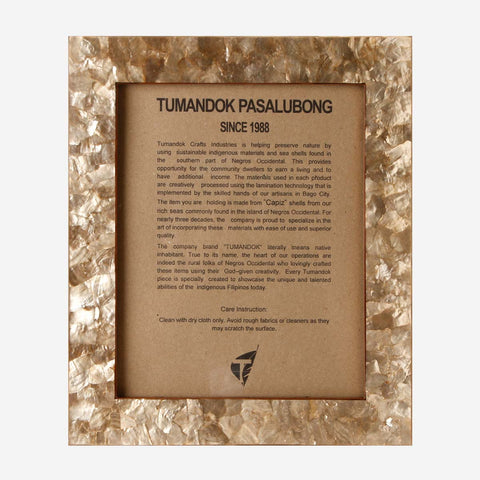 Tahanan Gold Capiz Picture Frame