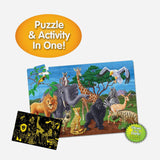 Puzzle Doubles Glow In The Dark Wildlife