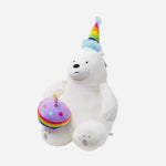We Bare Bears Ice Bear Birthday Plush Toy For Kids