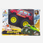 Red Die-Cast Bigfoot Off-Road Monster Big Tires Toy For Boys