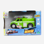 Maisto Fresh Metal Team Rescue Trucks Fire Department (Green) Toy For Boys