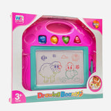 Drawing Board With Stamper (Pink) For Kids