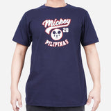 Disney Mickey Go Local Varsity Tee Navy Blue