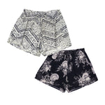 Smartbuy Ladies' Shorts Pack of 2 Printed