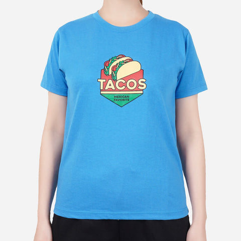 URBAN Tacos Tee in Blue