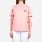 SM Woman Casual with Chest Print Tees