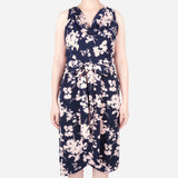 SM Woman Floral Cowl Neck Dress