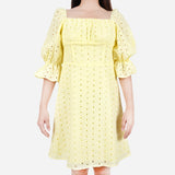 True Love Puffed Sleeves Dress