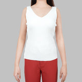 URBAN Rib Knitted V-neck Top