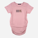 SM Woman Maternal Statement Tee Ruching Style