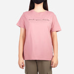 SM Woman Casual Statement Tees Push Your Limits