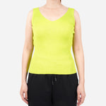 URBAN Rib Knitted V-neck Top