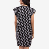 Tropiko House Dress With Zigzag Print