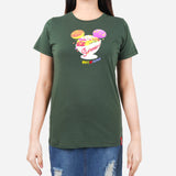 DISNEY Go Local: Mickey Summer Dessert Tee in Olive Green