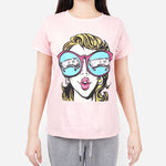 URBAN Girl I See Money Tee in Old Rose