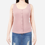 URBAN Sleeveless Rib Knitted Sleeveless Top