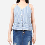 Urban Denim Peplum Blouse