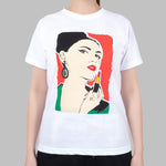 URBAN Lipstick Girl Tee in White