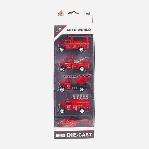 Fire Auto World 1:55 Die-Cast Vehicles Toy For Boys